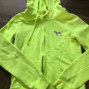 HTF Pink bling zip up NEW ADD